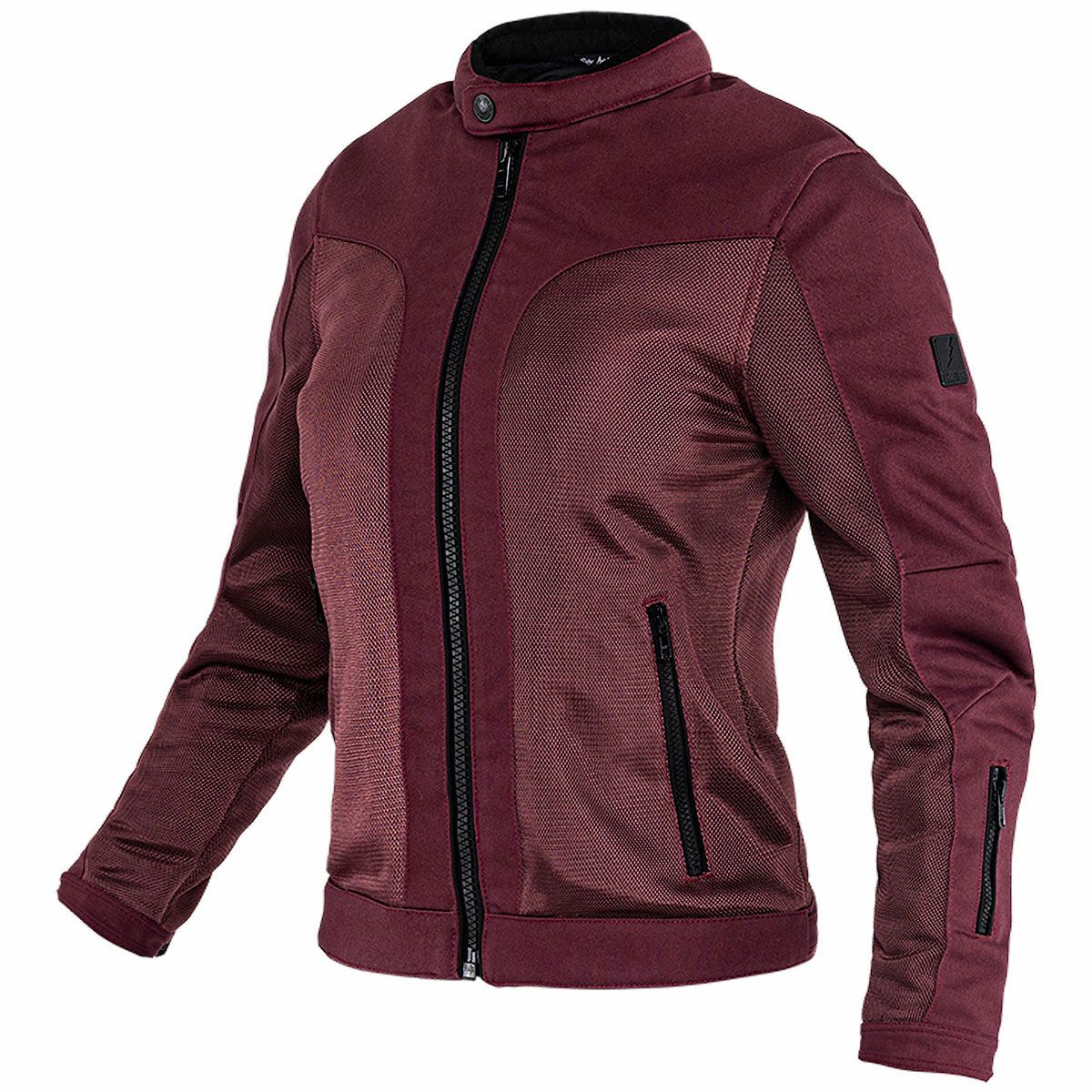 John Doe｜エアロ メッシュ ジャケット ウーマン｜ボルドー