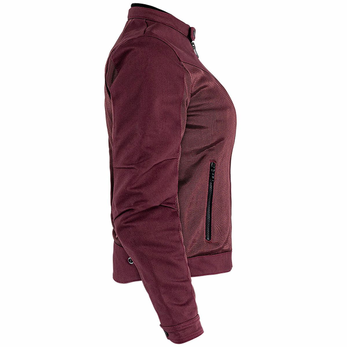 John Doe｜エアロ メッシュ ジャケット ウーマン｜ボルドー