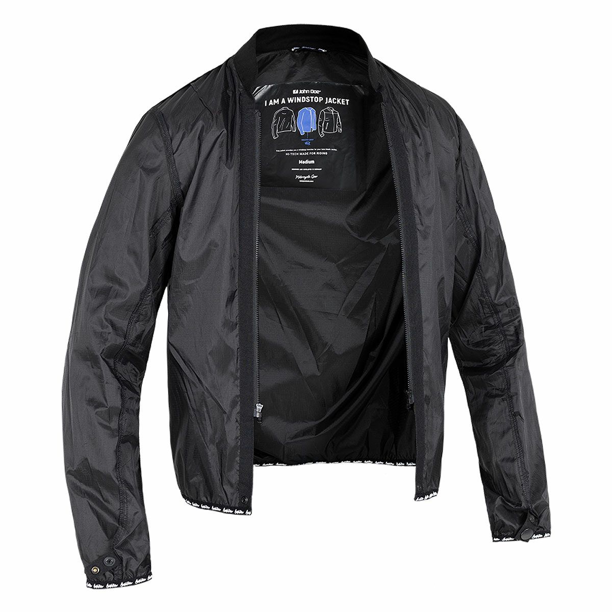 John Doe｜エアロ メッシュ ウインドブロック ジャケット ウーマン｜インナージャケッ｜ブラック