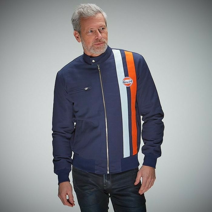 GULF｜ガルフ ディレニー ブルゾン｜アウター｜ネイビー｜モデル着用