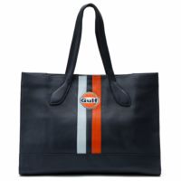 GULF｜ガルフ ショッピングバッグ｜トートバッグ｜ネイビー