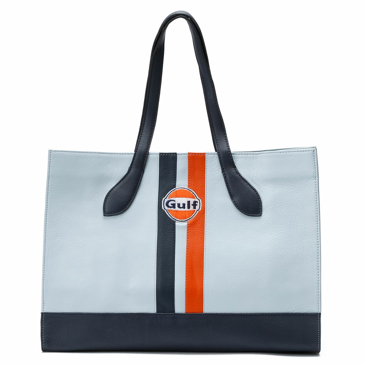 GULF｜ガルフ ショッピングバッグ｜トートバッグ｜ライトブルー