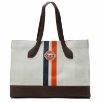 GULF｜ガルフ ショッピングバッグ｜トートバッグ｜ライトベージュ