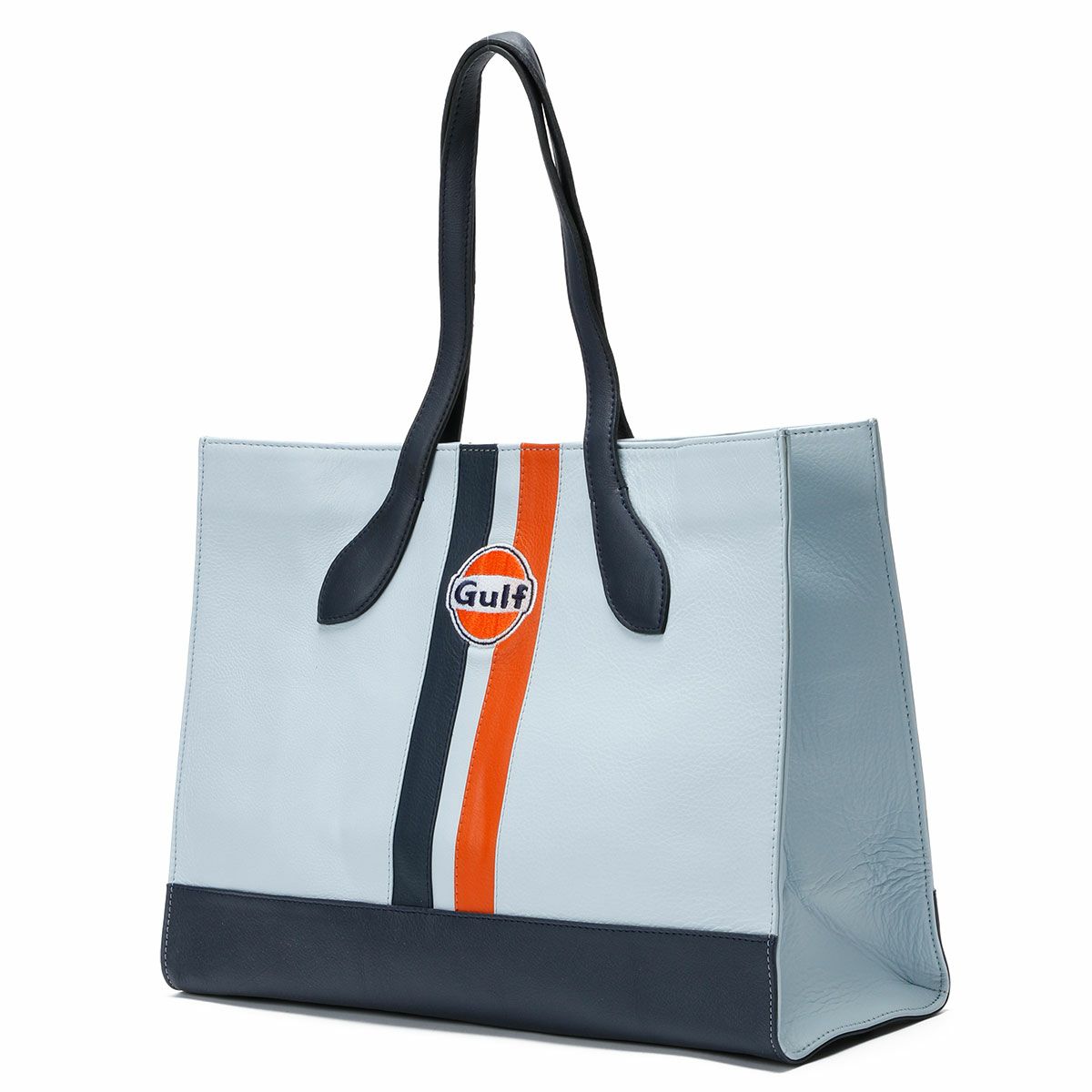 GULF｜ガルフ ショッピングバッグ｜トートバッグ｜ライトブルー