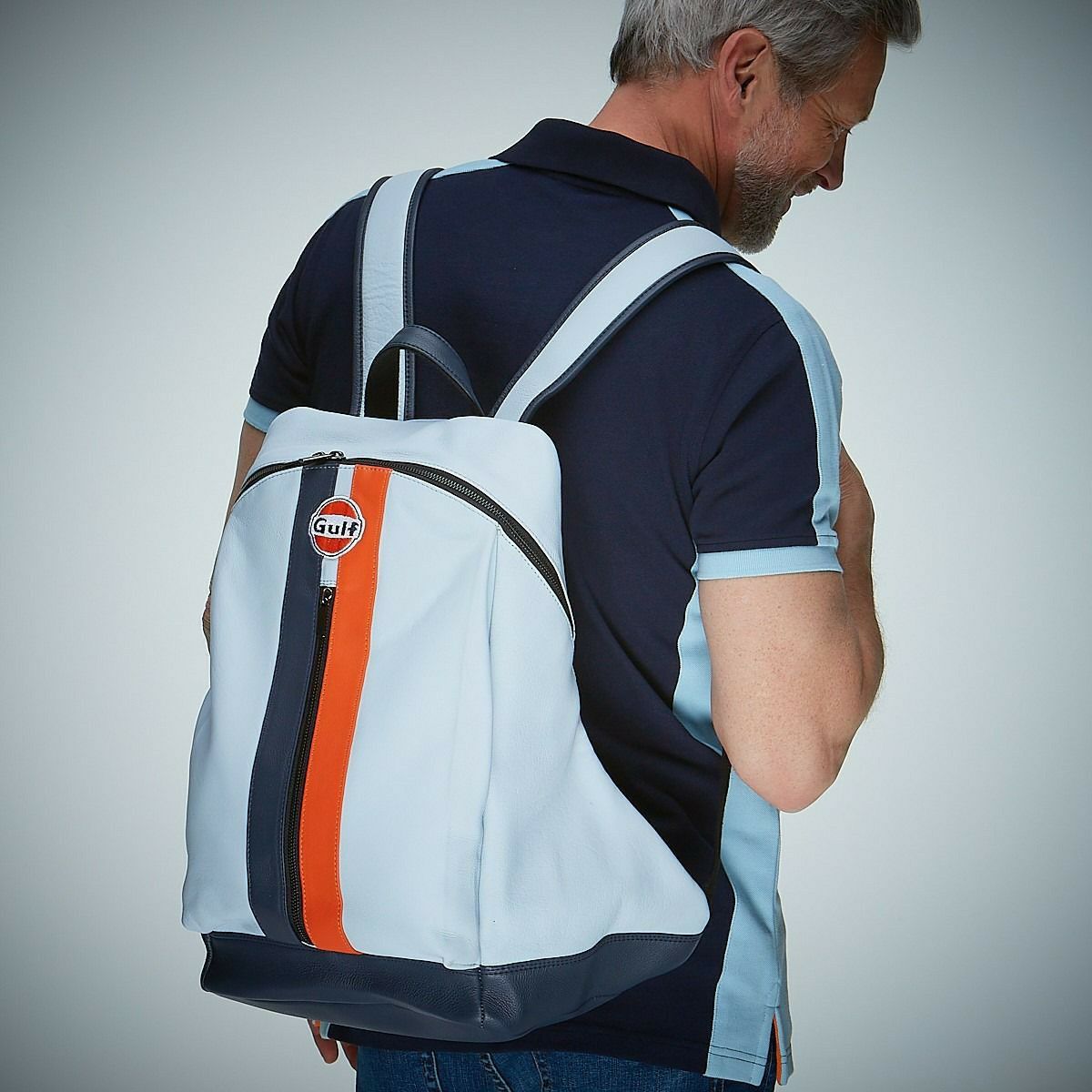 GULF｜ガルフ バックパック｜ライトブルー｜使用イメージ