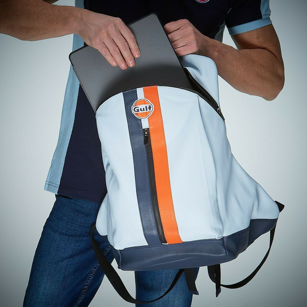 GULF｜ガルフ バックパック｜ライトブルー｜使用イメージ
