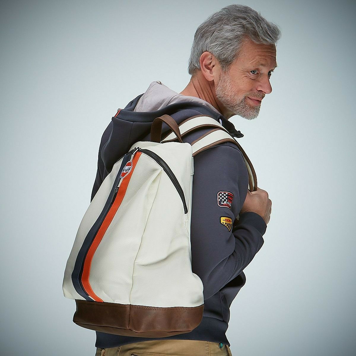 GULF｜ガルフ バックパック｜ライトベージュ｜使用イメージ