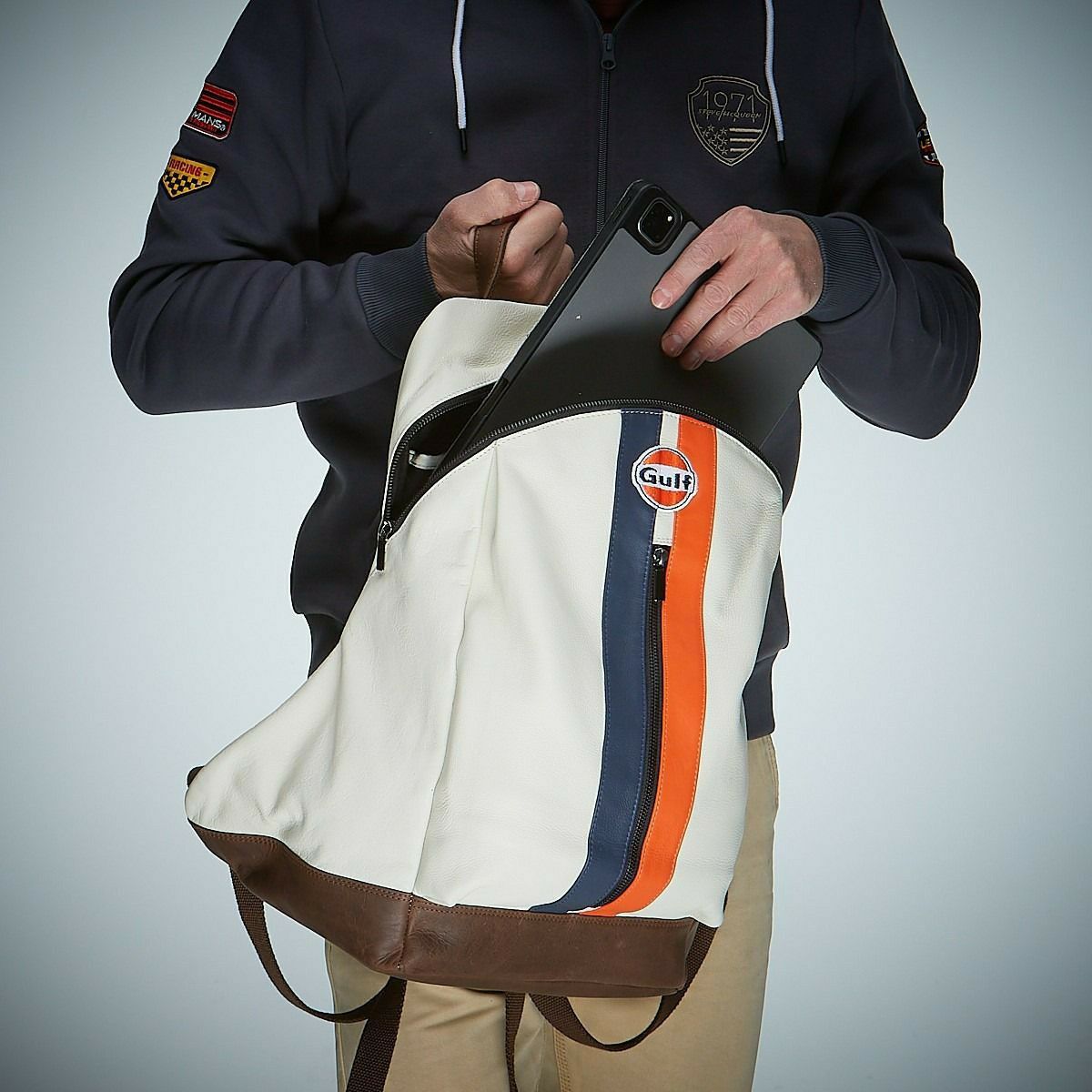 GULF｜ガルフ バックパック｜ライトベージュ｜使用イメージ