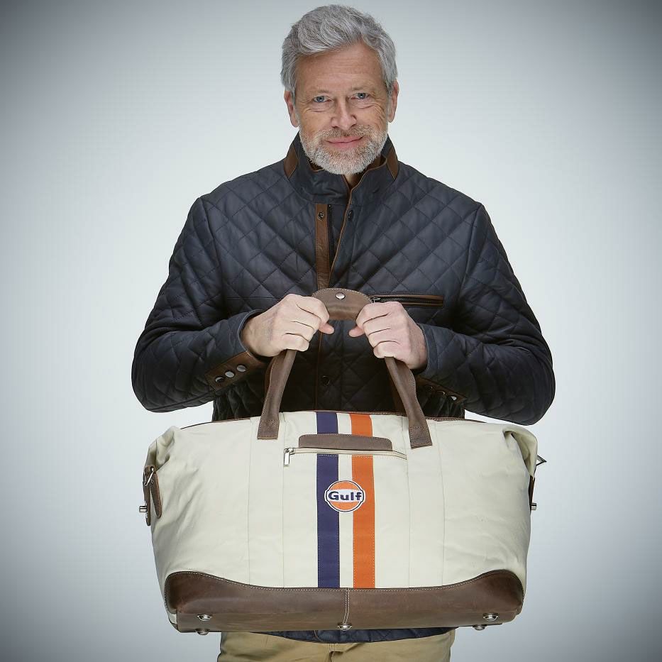 GULF｜ガルフ キャンバス トラベルバッグ ビッグ｜ボストンバッグ｜ライトベージュ