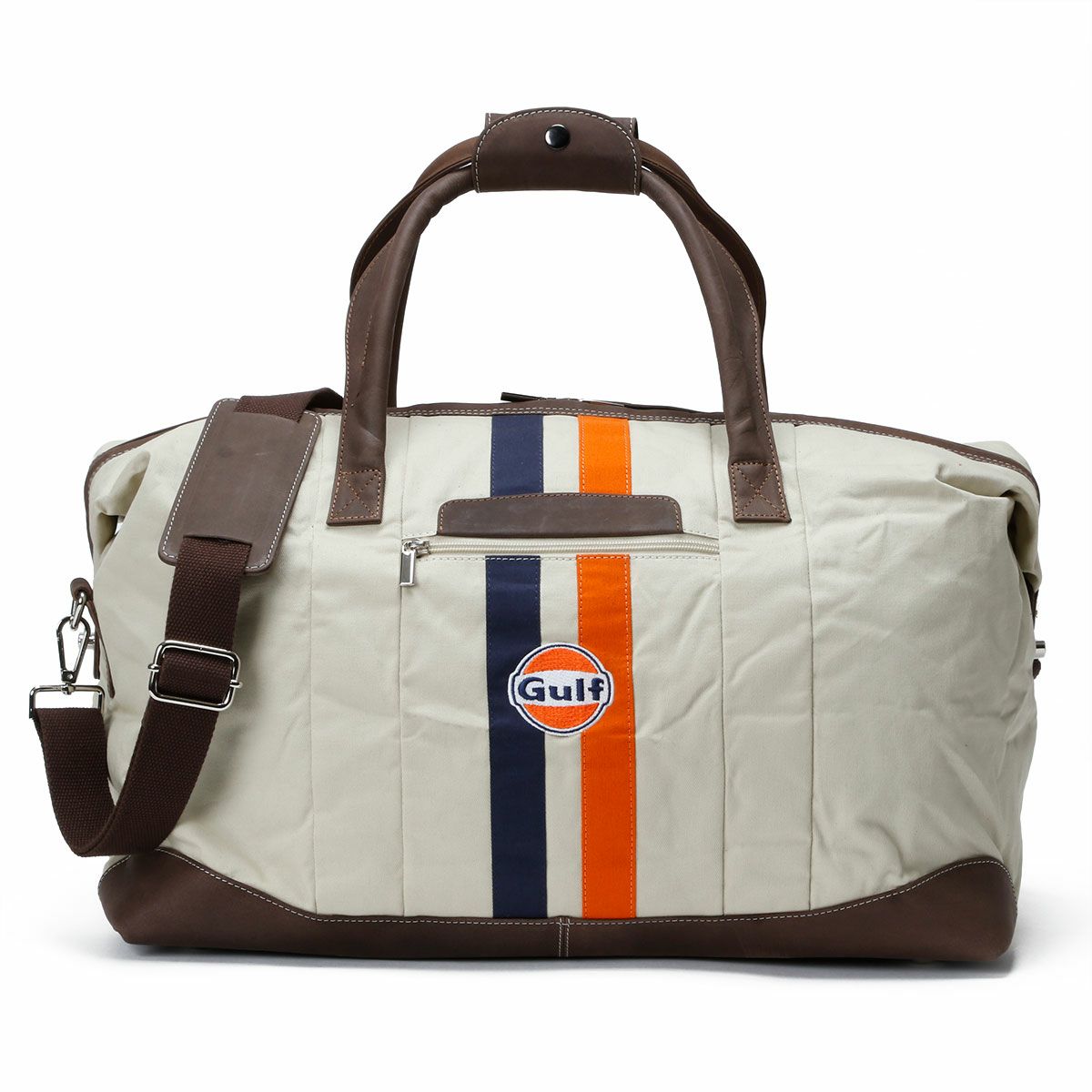 GULF｜ガルフ キャンバス トラベルバッグ ビッグ｜ボストンバッグ｜ライトベージュ