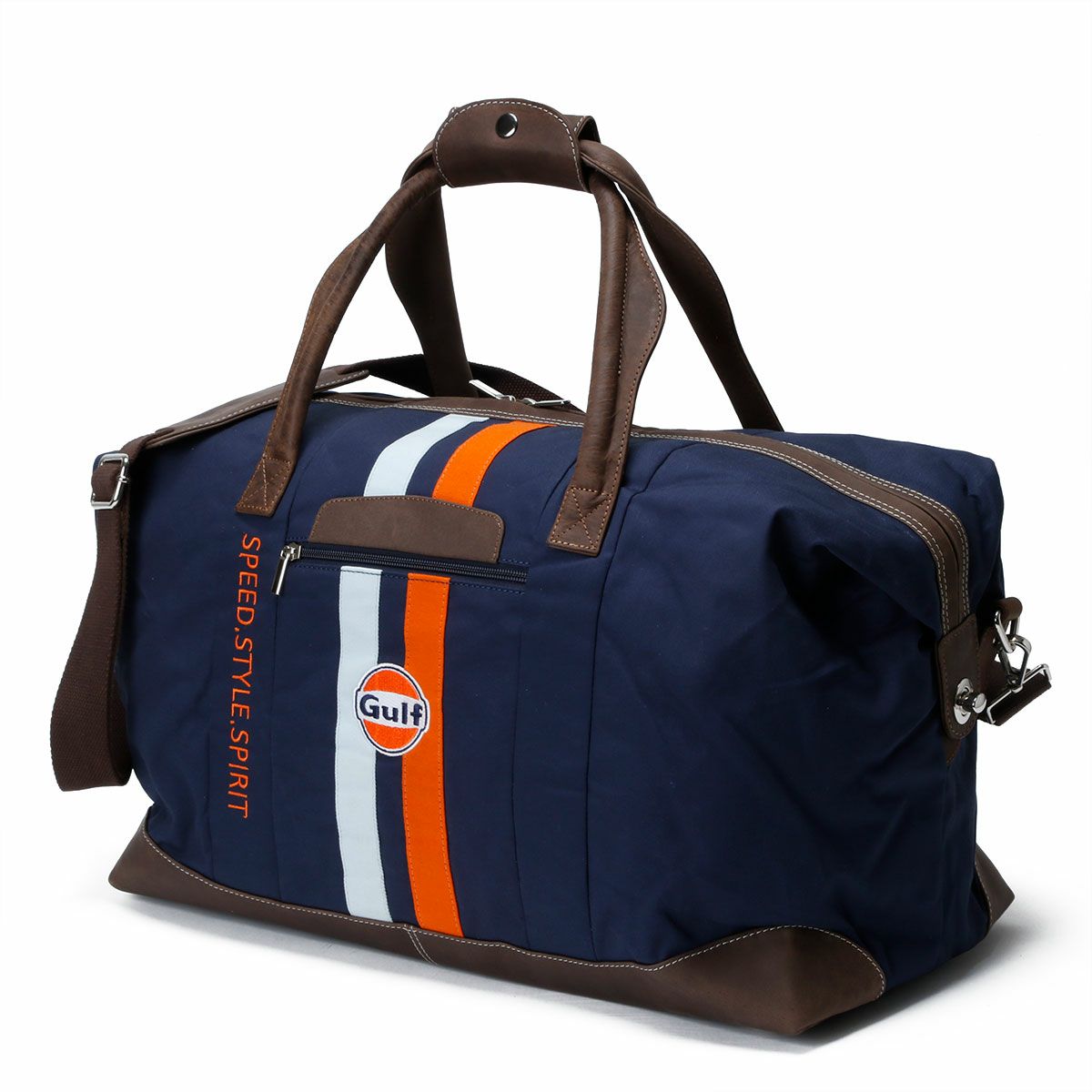 GULF｜ガルフ キャンバス トラベルバッグ ビッグ｜ボストンバッグ｜ネイビー