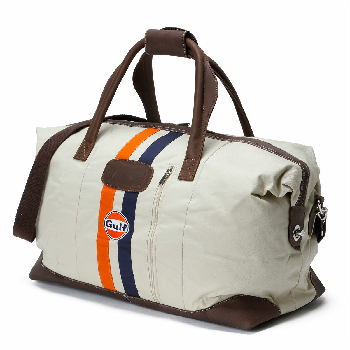 GULF｜ガルフ キャンバス トラベルバッグ ビッグ｜ボストンバッグ｜ライトベージュ