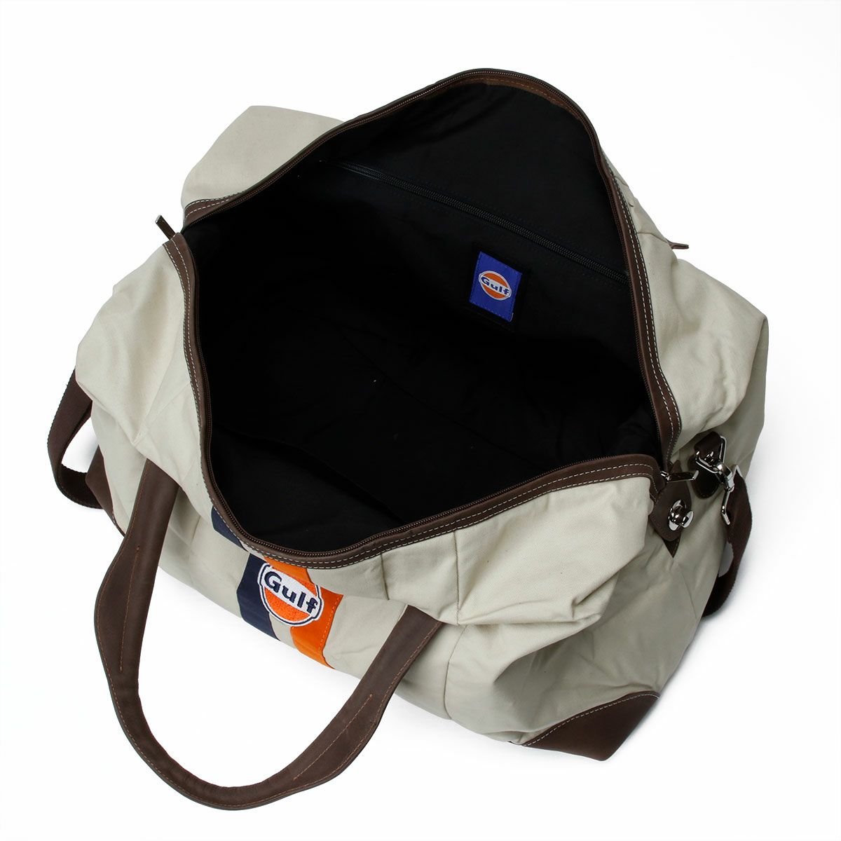 GULF｜ガルフ キャンバス トラベルバッグ ビッグ｜ボストンバッグ｜ライトベージュ