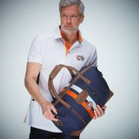 GULF｜ガルフ キャンバス トラベルバッグ ミディアム｜ボストンバッグ｜ネイビー