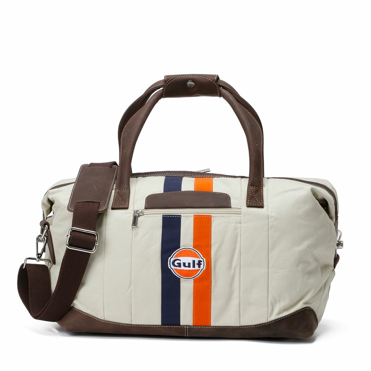 GULF｜ガルフ キャンバス トラベルバッグ ミディアム｜ボストンバッグ｜ライトベージュ