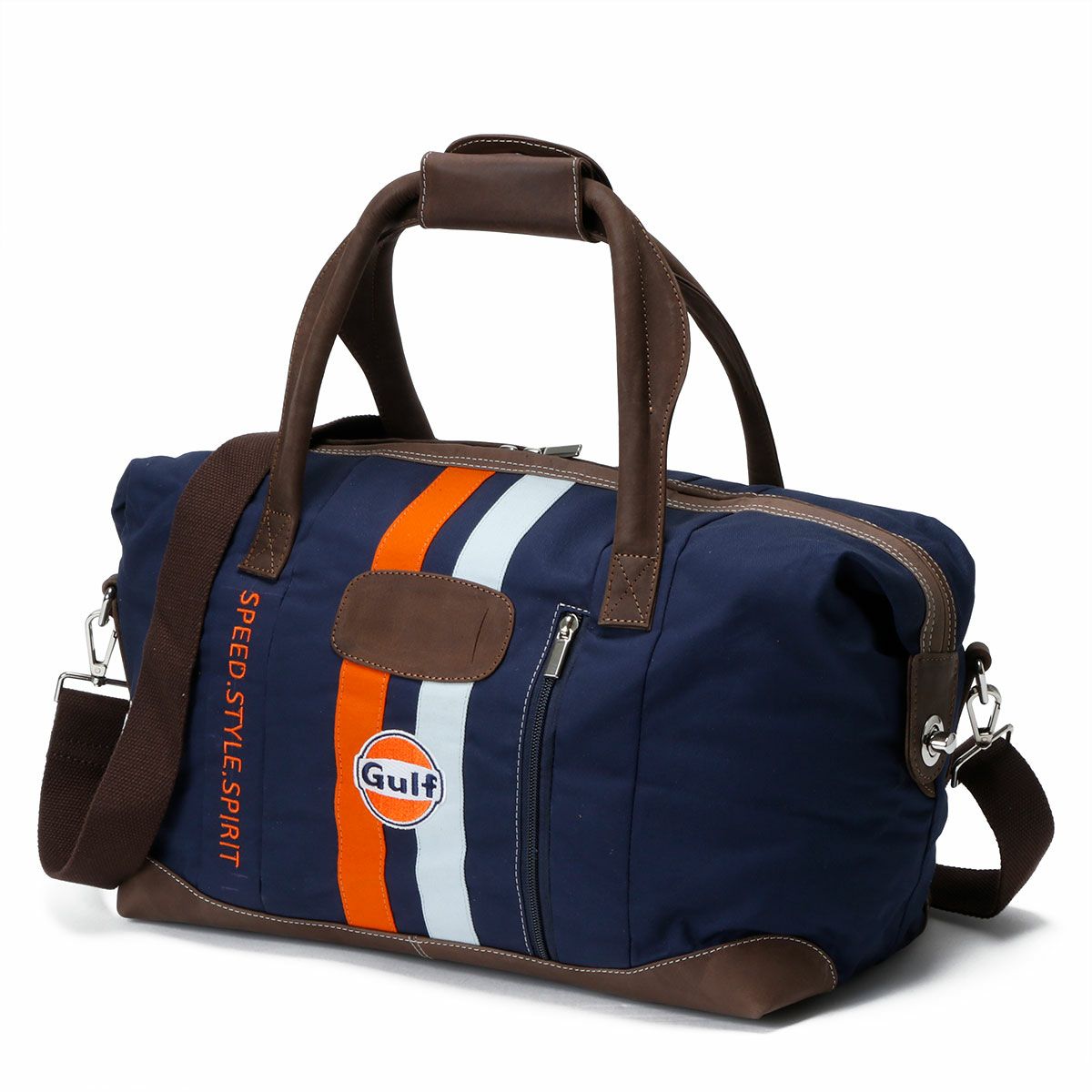 GULF｜ガルフ キャンバス トラベルバッグ ミディアム｜ボストンバッグ｜ネイビー