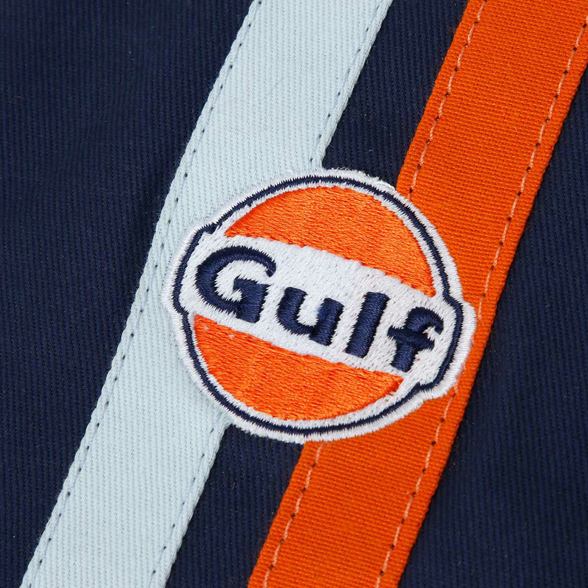 GULF｜ガルフ キャンバス シルバーストーンバッグ｜ショルダーバッグ｜ネイビー