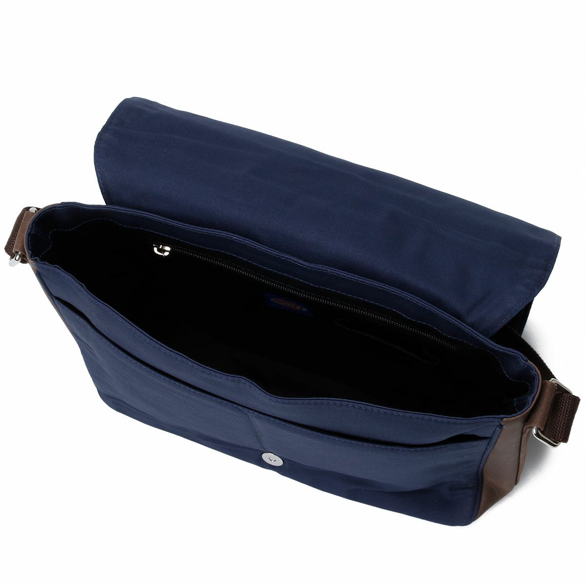 GULF｜ガルフ キャンバス シルバーストーンバッグ｜ショルダーバッグ｜ネイビー