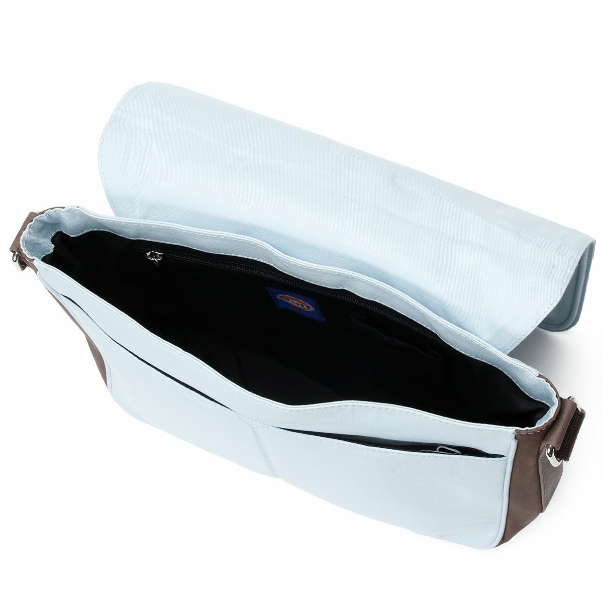 GULF｜ガルフ キャンバス シルバーストーンバッグ｜ショルダーバッグ｜ライトブルー