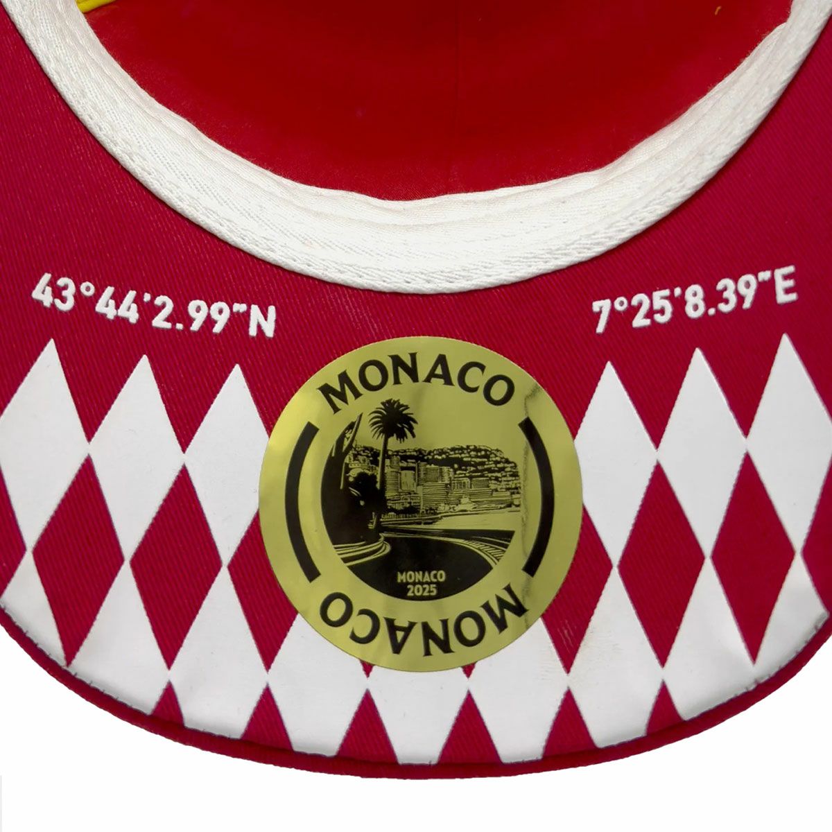 PIRELLI｜ピレリ F1 2025 モナコGP ポディウムキャップ｜帽子｜レッド×ホワイト