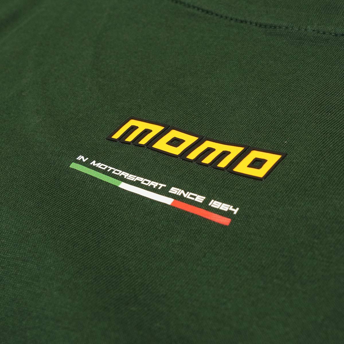 MOMO｜モモ ヘリテージ グリーン Tシャツ｜グリーン