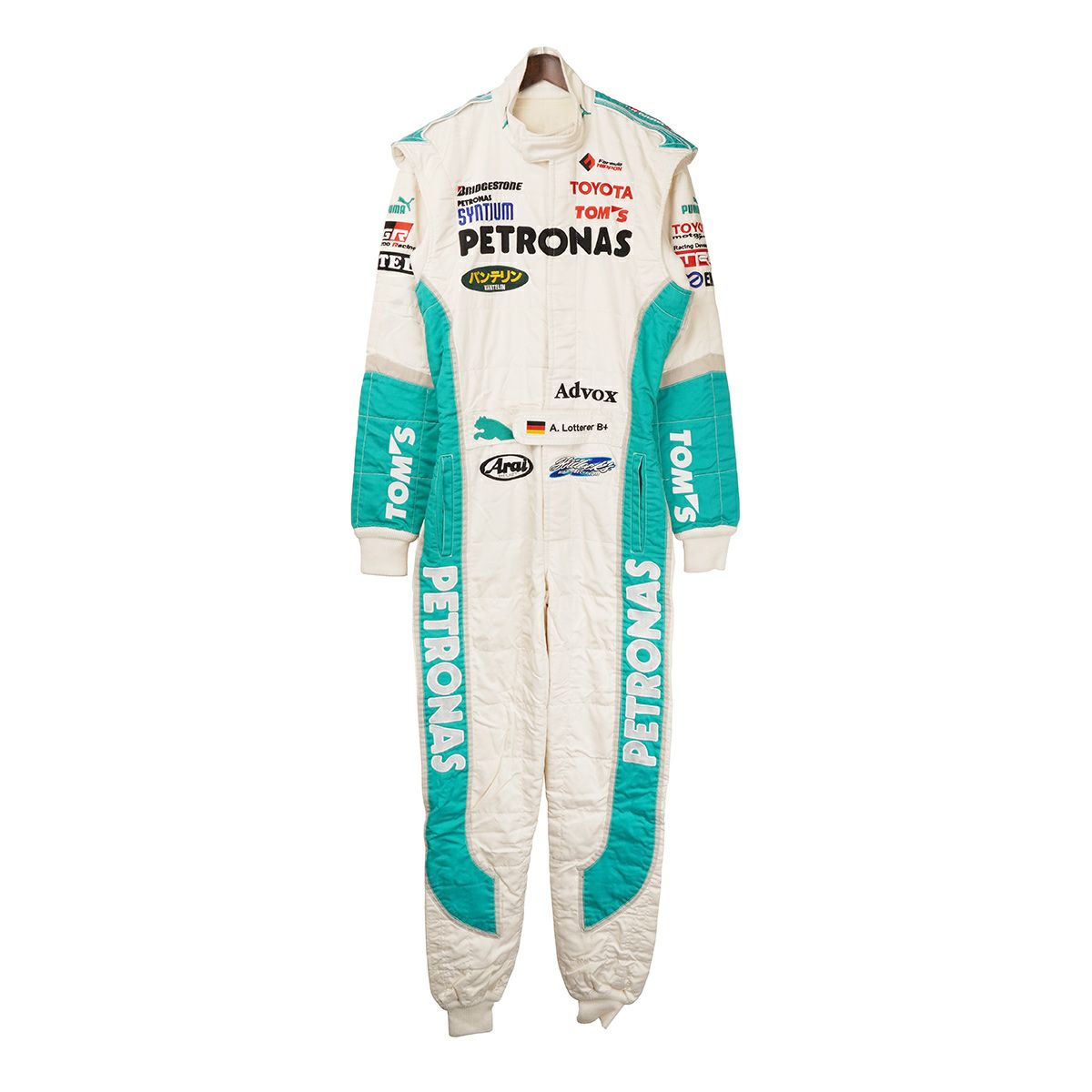 TOM’S｜SF2012PETRONAS アンドレ・ロッテラー選手着用 レーシングスーツ｜アウター