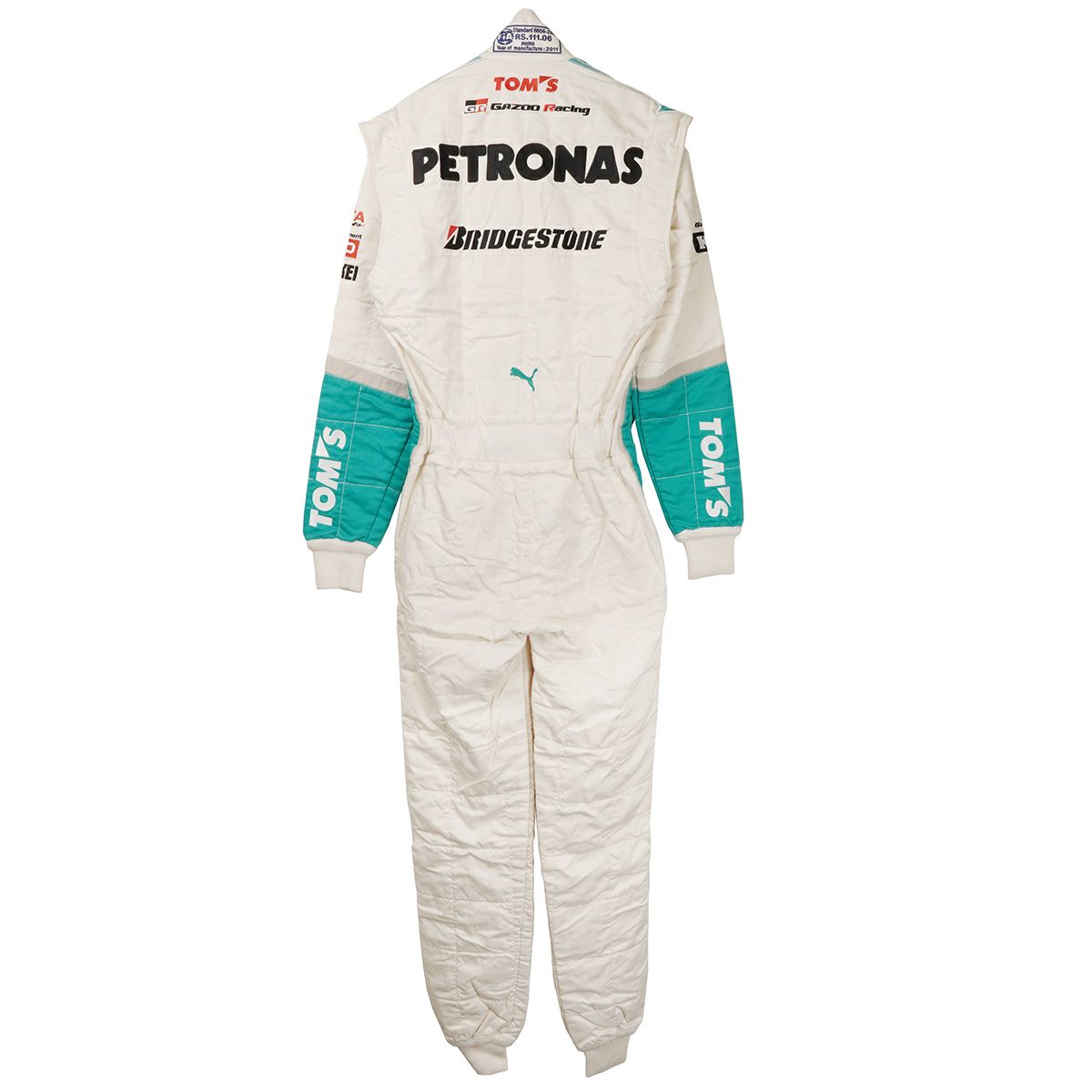 TOM’S｜SF2012PETRONAS アンドレ・ロッテラー選手着用 レーシングスーツ｜アウター