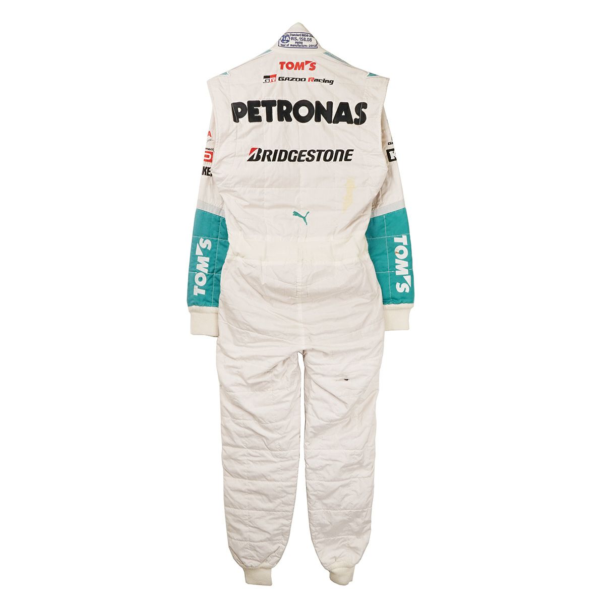 SF PETRONAS 中嶋一貴選手着用 レーシングスーツ
