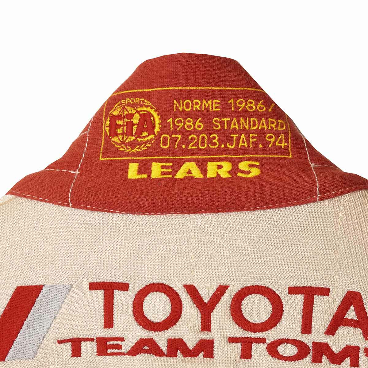 TOM’S｜GT2002トクホン 土屋武士 選手着用 レーシングスーツ｜アウター