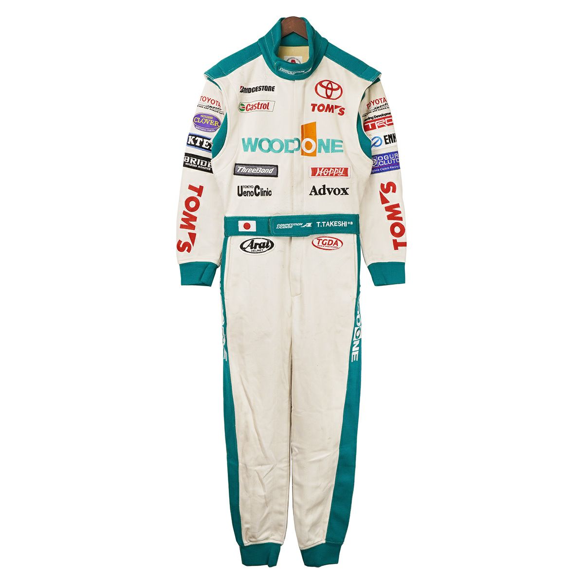 TOM’S｜GT2004WOODONE 土屋武士選手着用 レーシングスーツ｜アウター