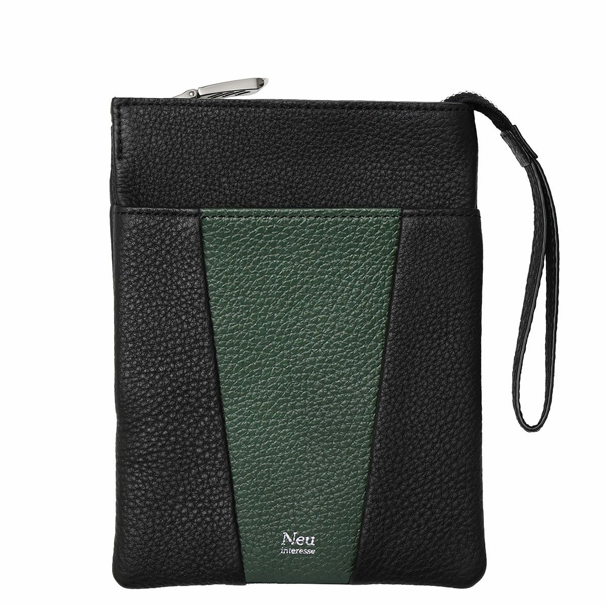 neuinteresse｜ドリフトキング ミニショルダーバッグ｜ブラック×グリーン