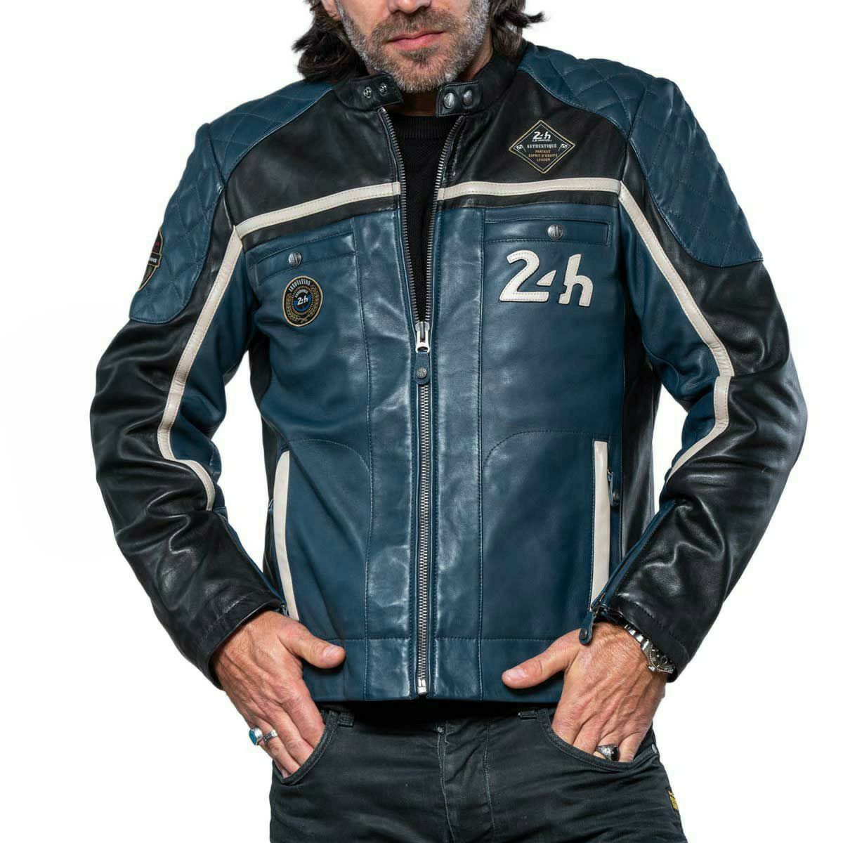 革ジャン ル・マン 24時間レース LINO レザー ジャケット（Mサイズ