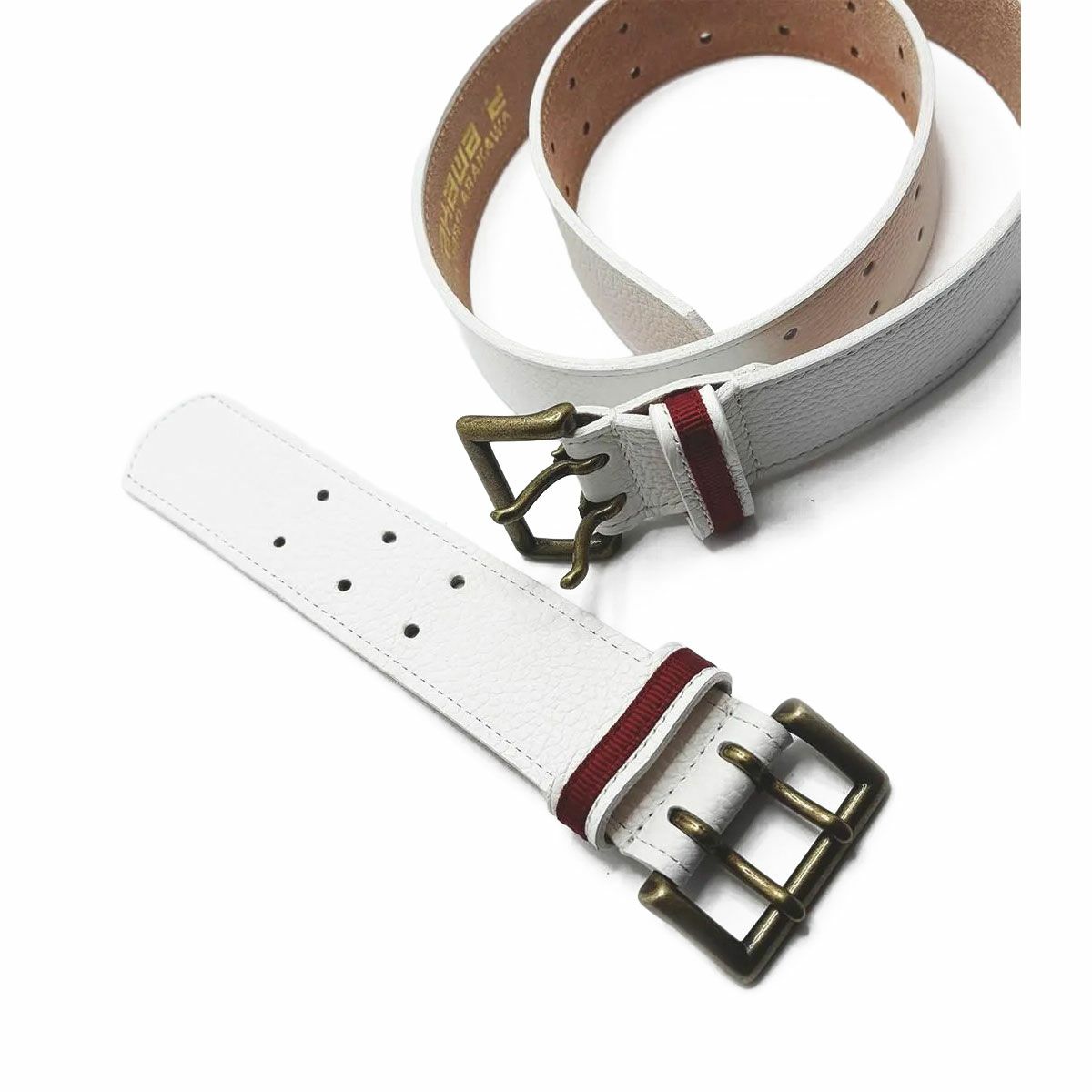 SHINICHIRO ARAKAWA｜ボーディング ベルト 2ピン｜ホワイト