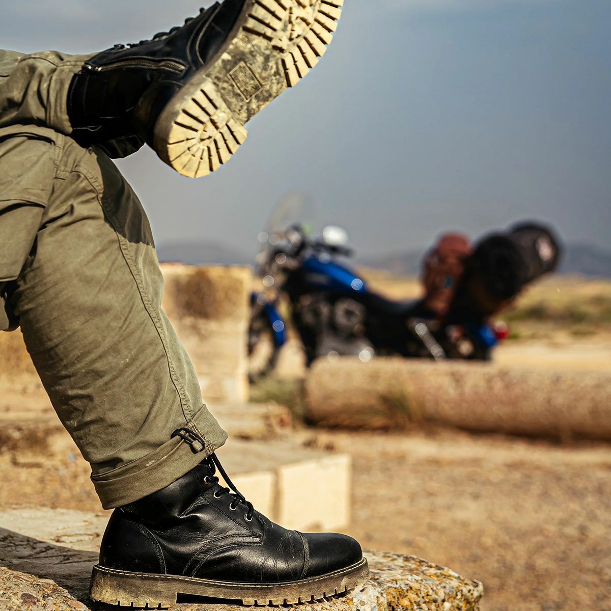 Trip Machine｜ブーツ ブルート｜シューズ｜ブラック｜モデル着用