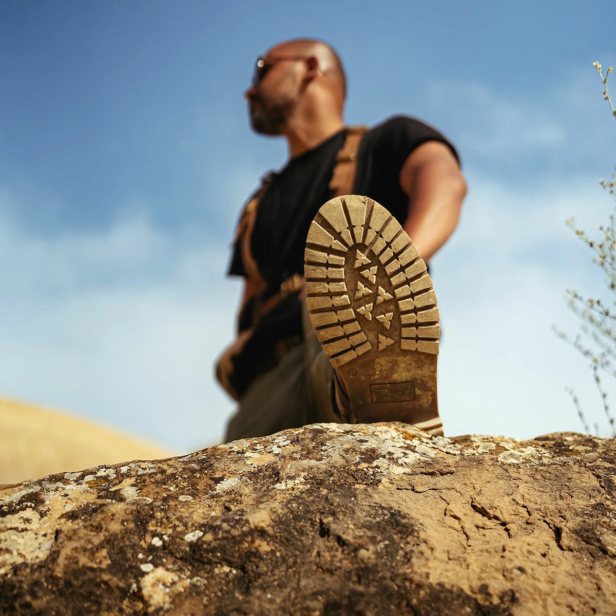 Trip Machine｜ブーツ ブルート｜シューズ｜モカ｜モデル着用