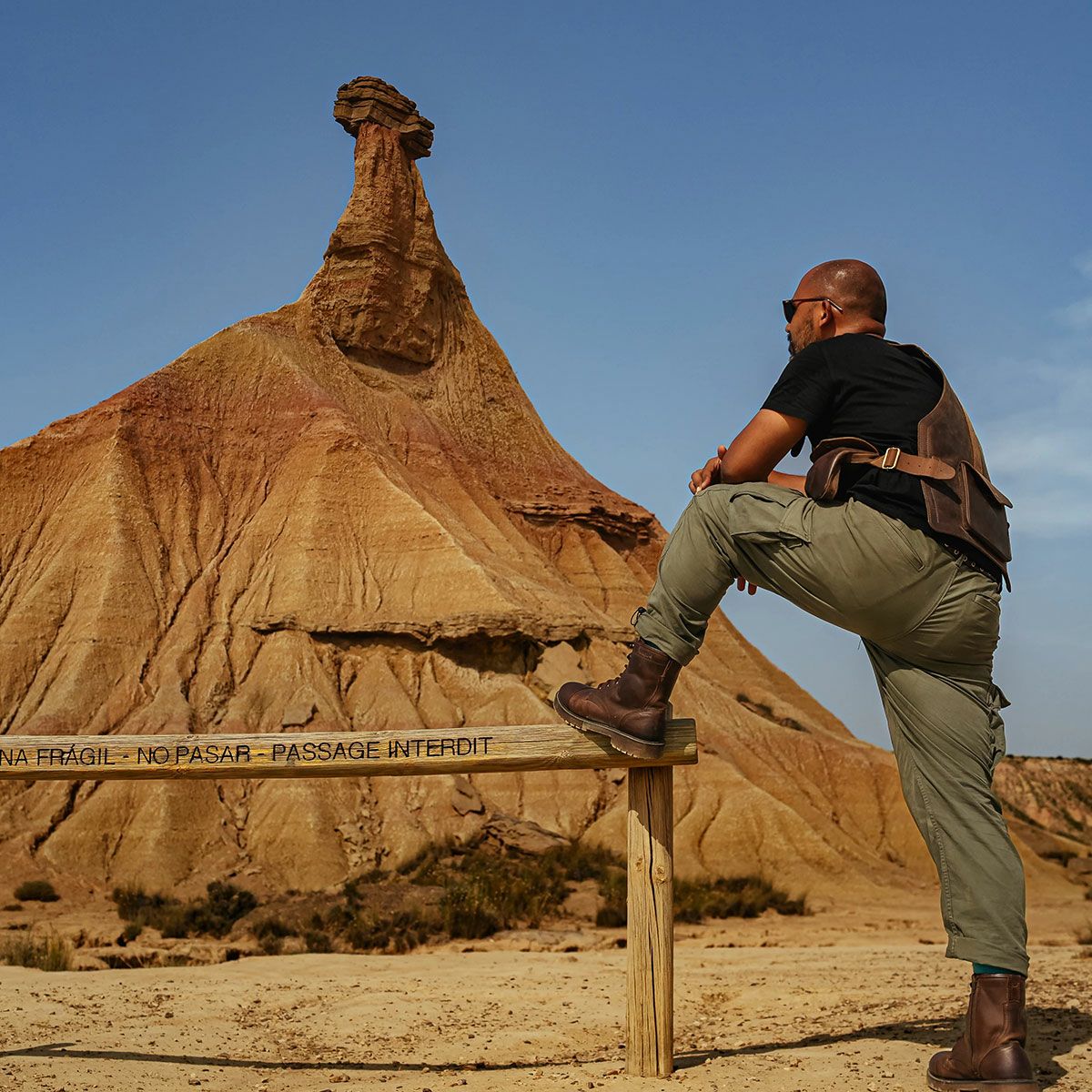 Trip Machine｜ブーツ ブルート｜シューズ｜モカ｜モデル着用