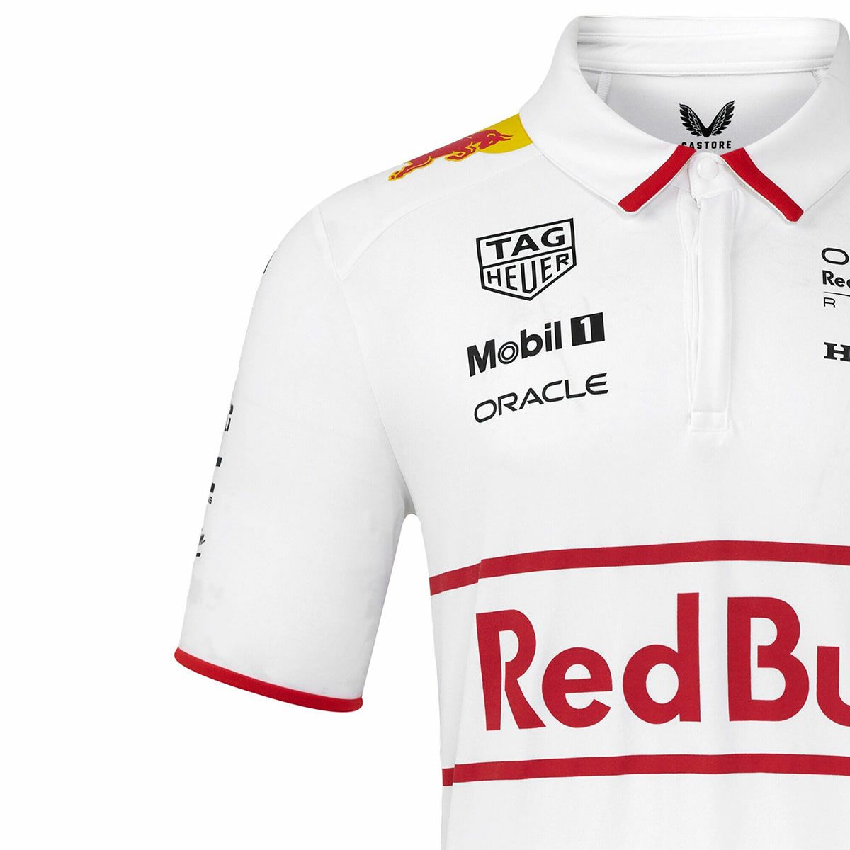 Red Bull Racing｜オラクル レッドブル レーシング 日本GP レプリカ チーム ポロシャツ 2025｜ポロシャツ｜ホワイト