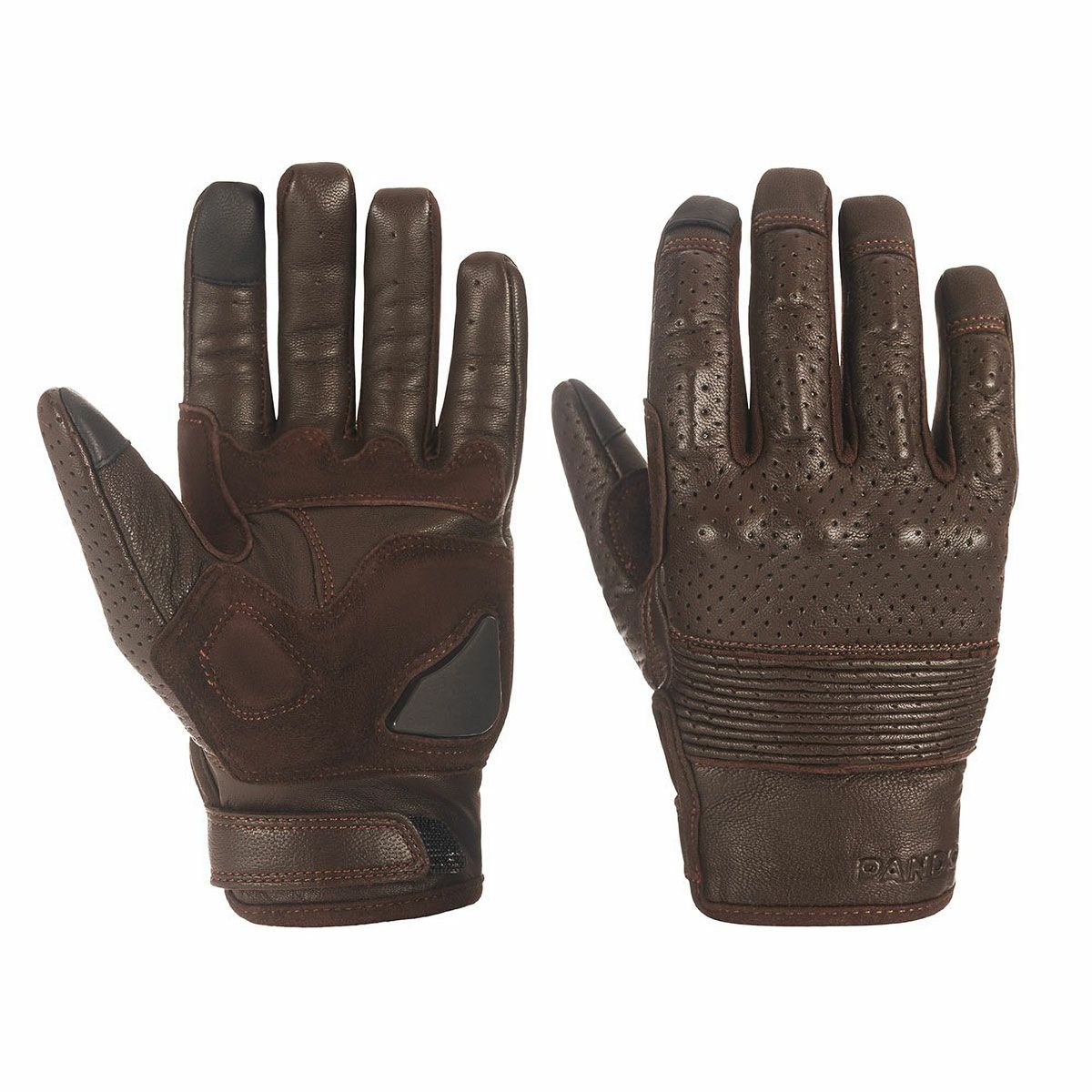 PANDO MOTO｜オニキス グローブ 02｜3シーズン｜ブラウン