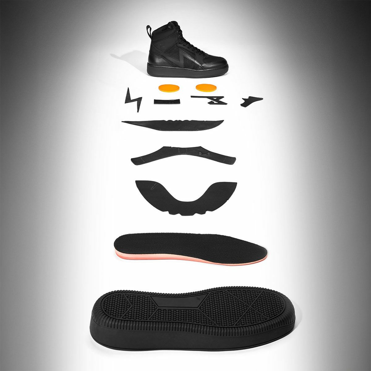 PANDO MOTO｜エーペックス スニーカー ブラック｜スニーカータイプ｜ブラック