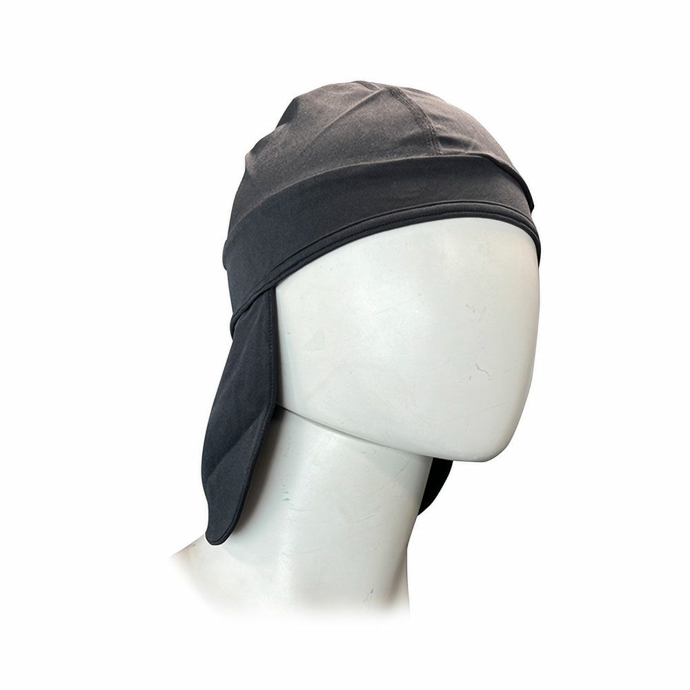 FREEZE TECH｜氷撃 冷感キャップ タレ付 Black LIDEF FREEZE TECH｜帽子｜ブラック｜着用イメージ