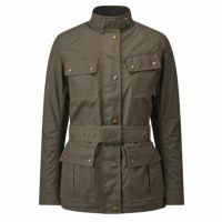 BELSTAFF｜トライアルマスター モーターサイクル ジャケット ウーマン｜ファブリック｜フォレストグリーン