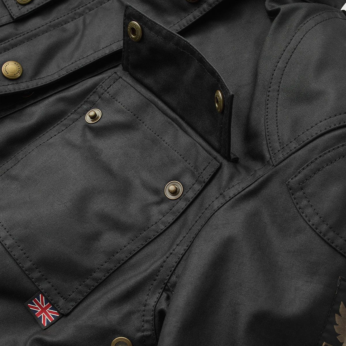 BELSTAFF｜トライアルマスター モーターサイクル ジャケット ウーマン｜ファブリック｜ブラック
