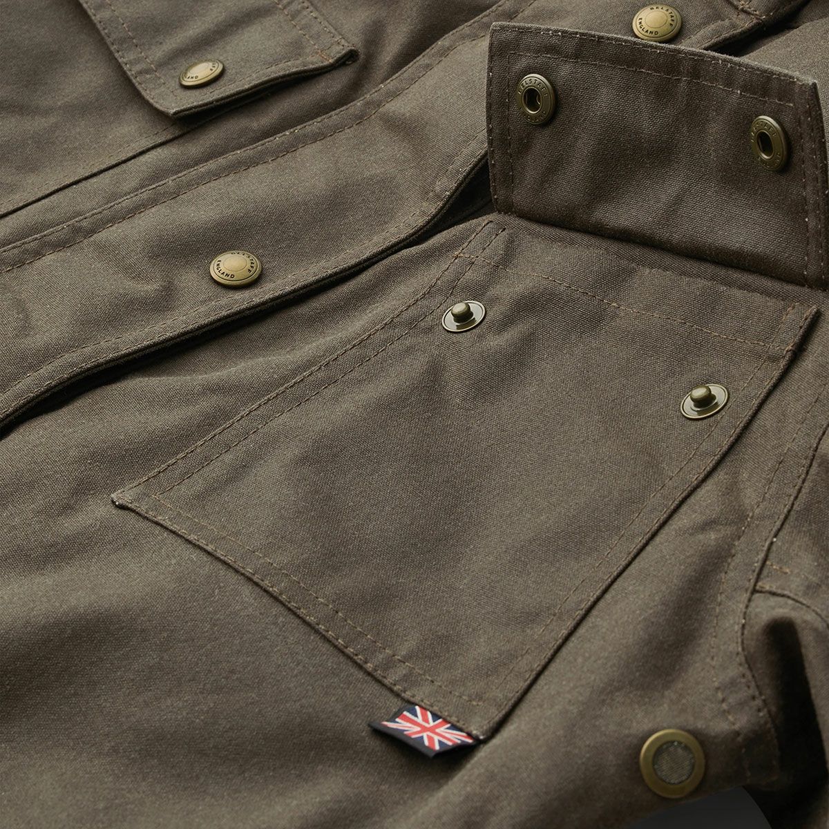 BELSTAFF｜トライアルマスター モーターサイクル ジャケット ウーマン｜ファブリック｜フォレストグリーン