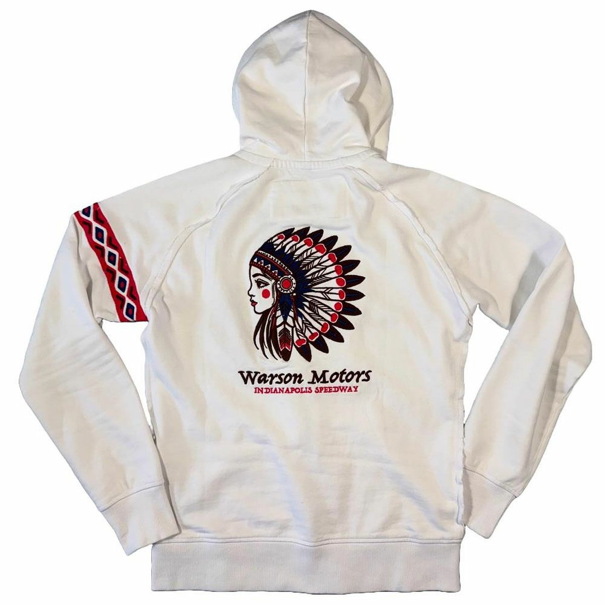 Warson Motors｜インディアナポリス フーディー ウーマン｜フーディ｜ホワイト