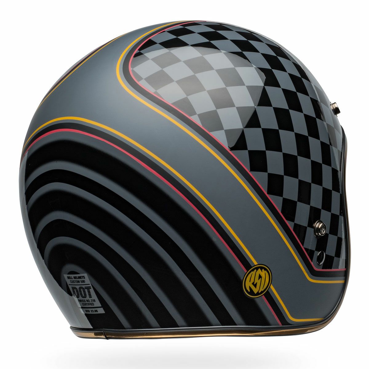 BELL｜CUSTOM500 RSD WREAKERS マット×グロスブラック×ゴールド｜ジェット｜マット×グロスブラック×ゴールド