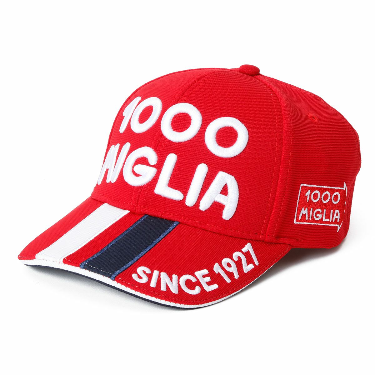 Mille Miglia｜ミッレミリア 3D ロゴ キャップ｜帽子｜レッド