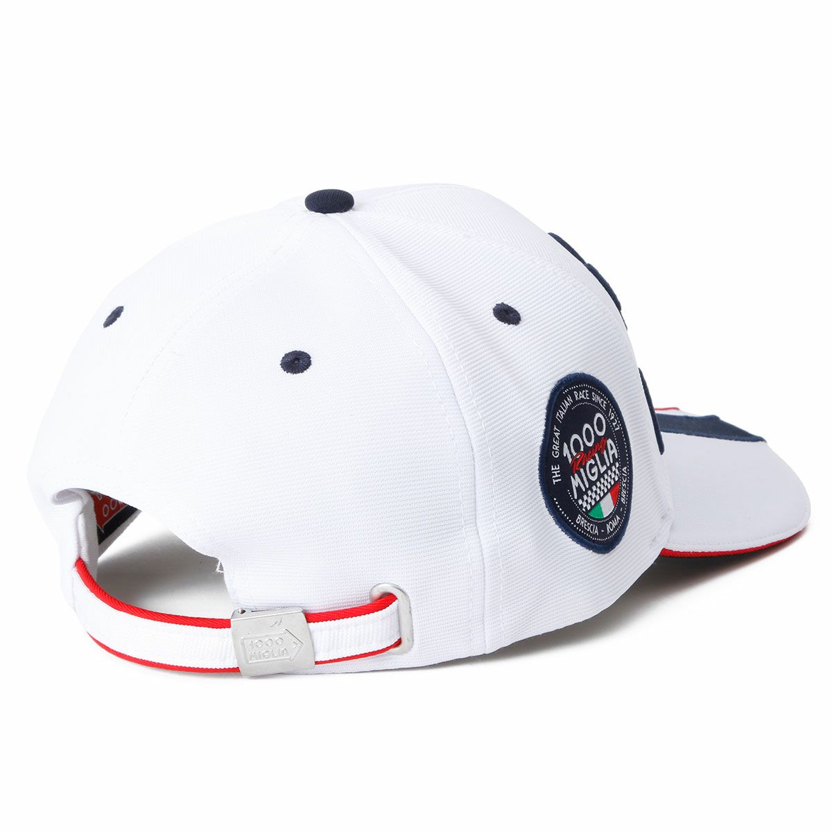 Mille Miglia｜ミッレミリア 3D ロゴ キャップ｜帽子｜ホワイト