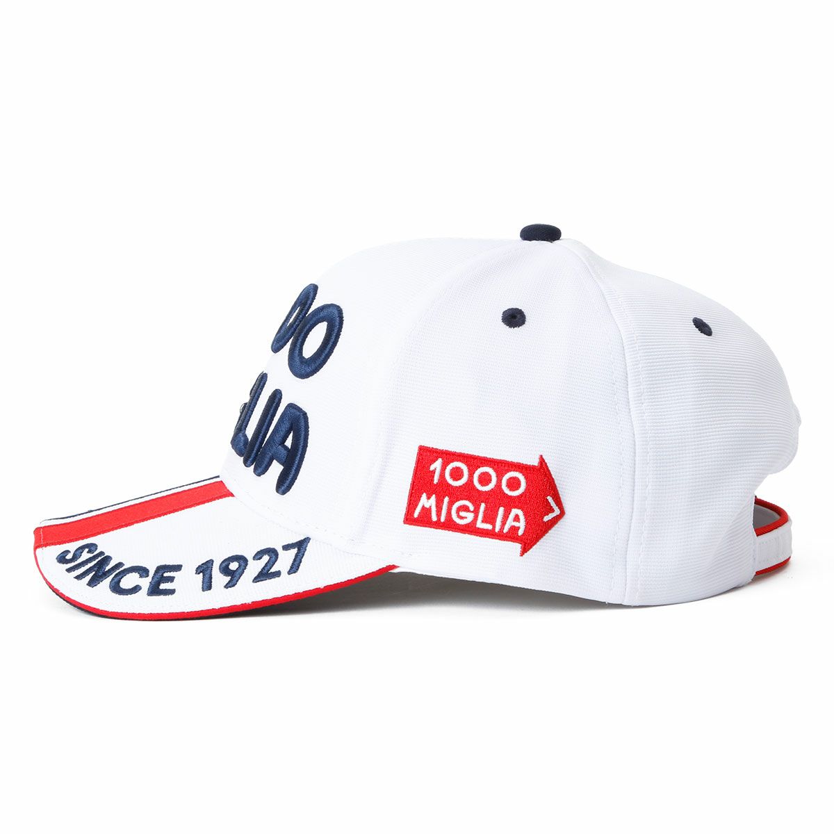 Mille Miglia｜ミッレミリア 3D ロゴ キャップ｜帽子｜ホワイト