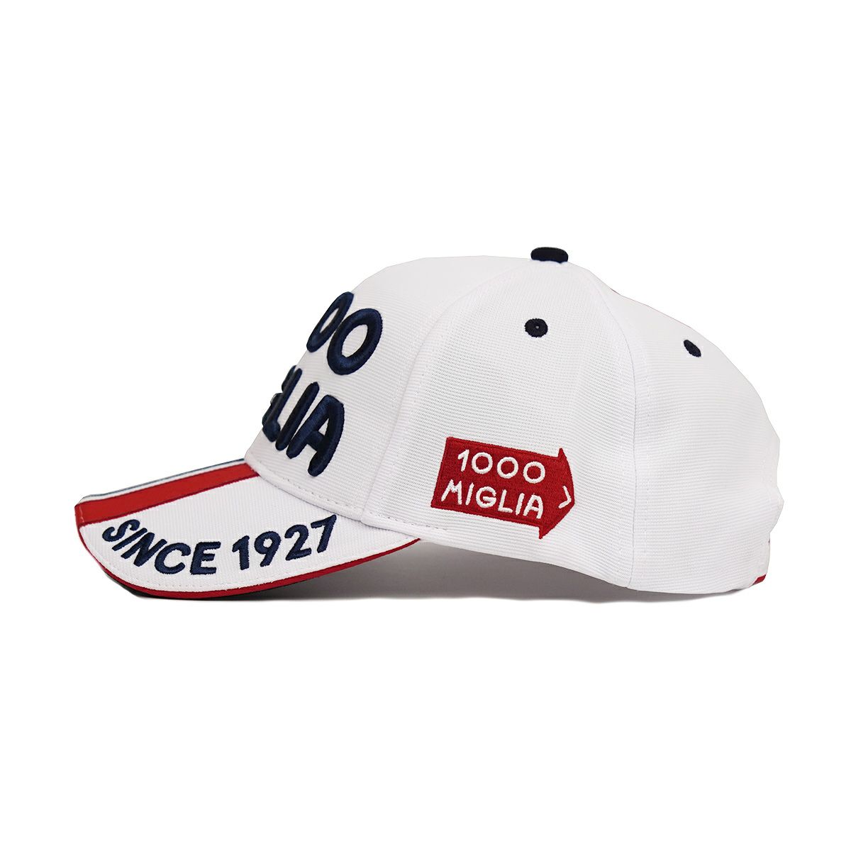 Mille Miglia｜ミッレミリア 3D ロゴ キャップ｜帽子｜ホワイト