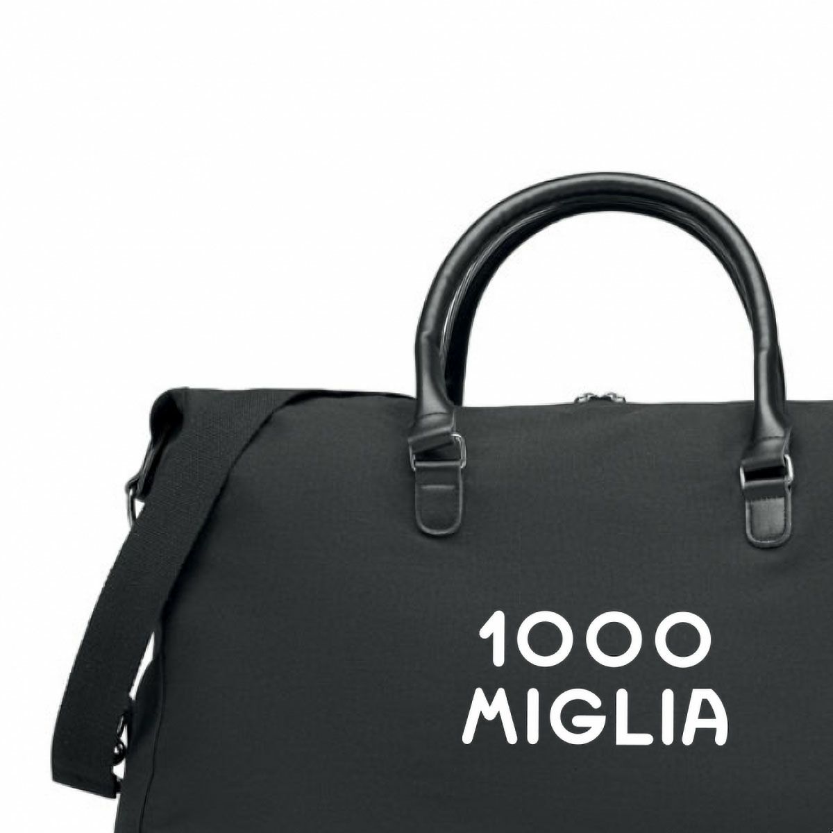 Mille Miglia｜ミッレミリア MONACO ロゴ ダッフルバッグ｜ボストンバッグ｜ブラック